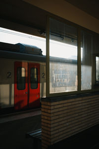 Train at airport