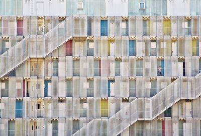 Full frame shot of modern building