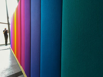 Close-up of multi colored wall