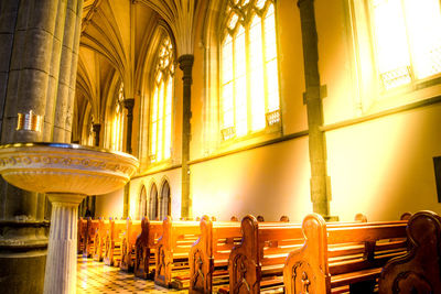 Interior of temple