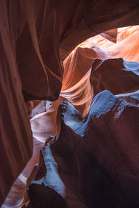 Rock formation in cave