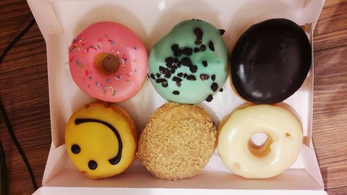 Close-up of food on table