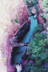 View of bridge over river