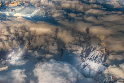 Low angle view of clouds in sky