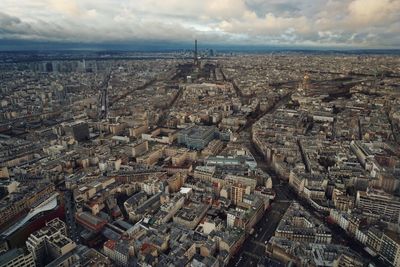 Paris overlooking view