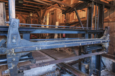 Interior of abandoned factory