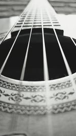 Detail shot of guitar