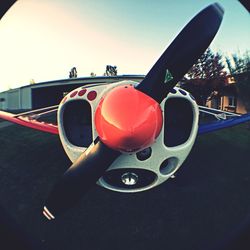 Close-up of red balloon