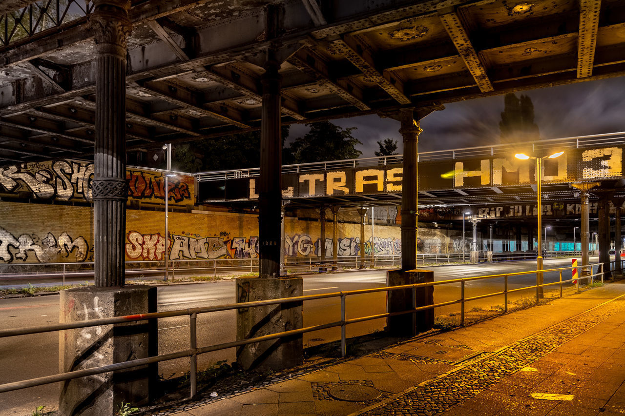 VIEW OF RAILROAD STATION PLATFORM