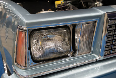 Close-up of car window