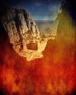 Rocks on rock formation