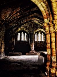 Interior of old cathedral