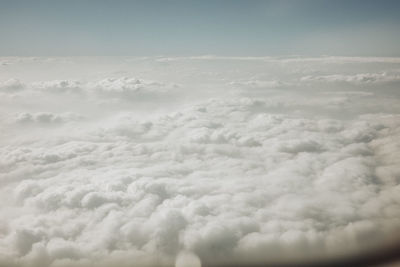 Aerial view of cloudscape