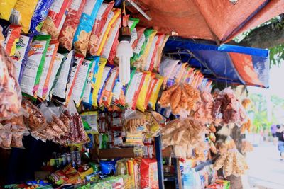 Retail store in market