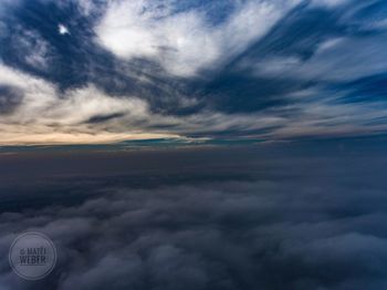 Storm clouds in sky