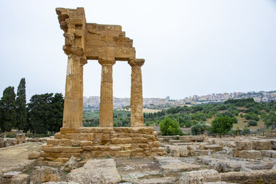 Old ruins against clear sky