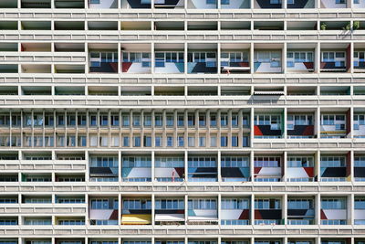 Low angle view of apartment building