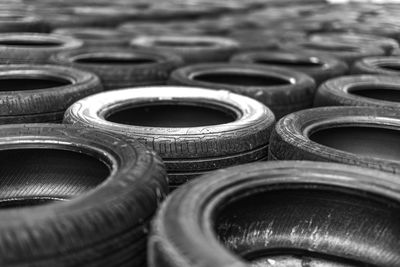 Full frame shot of tires