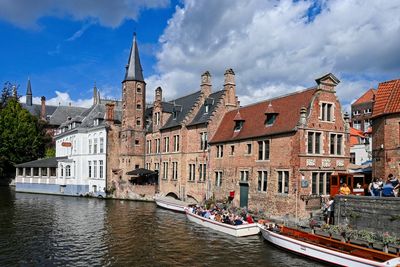 Boats in canal