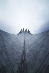 Low angle view of building against sky