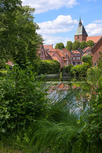 View of old building against sky