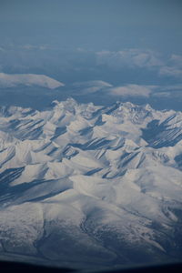 Aerial view of mountains