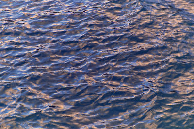 Full frame shot of rippled water