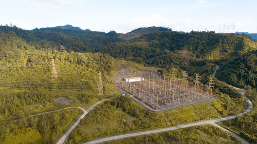 Hydroelectric power plant, with an installed generation a power and transmission system to connect. 