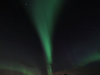 Scenic view of star field against sky at night