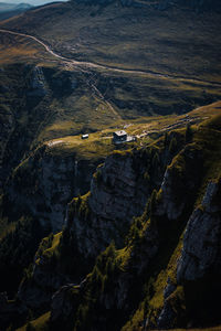 Caraiman cabin in the bucegi mountains, southern carpathians, romania