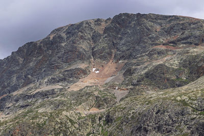 Scenic view of mountain range against sky