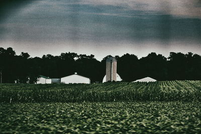 Built structure with trees in background