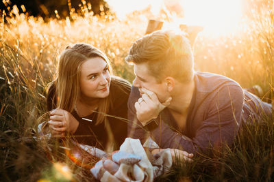 Portrait of a young couple