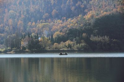 Boat in river