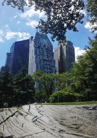 Low angle view of building against sky