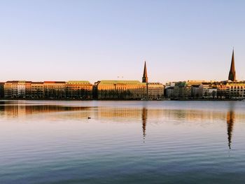 View of city at waterfront
