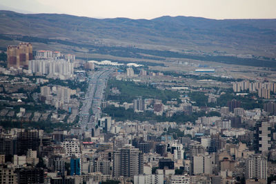 Aerial view of cityscape