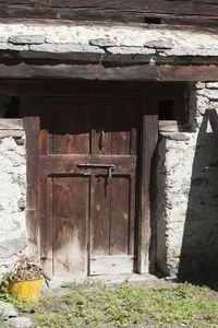 Exterior of abandoned building