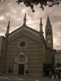 Low angle view of church