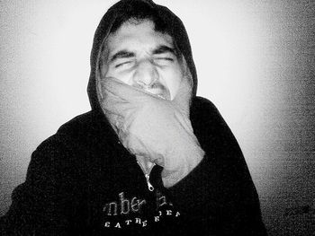 Portrait of young man