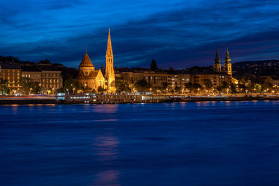 View of city at waterfront