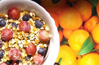 Close-up of fruits in bowl