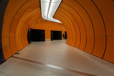 Empty subway station