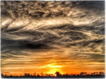 Scenic view of sky at sunset