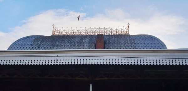 Low angle view of building against sky