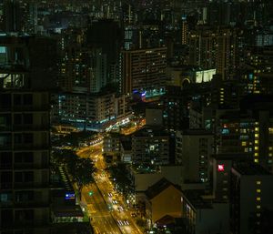 City street at night