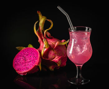 Close-up of drink on table