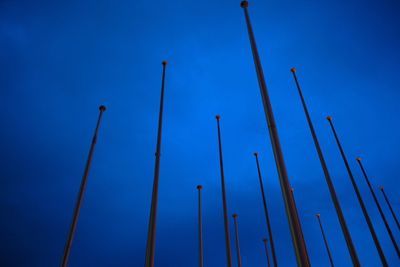 Low angle view of blue sky