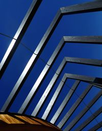 Low angle view of skylight against sky