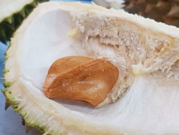 Close-up of ice cream in plate